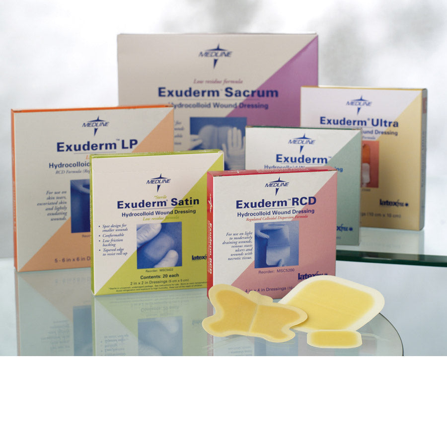 hydrocolloid wound dressing Dressing Exuderm Lp-Thin Hydrocolloid 4X4