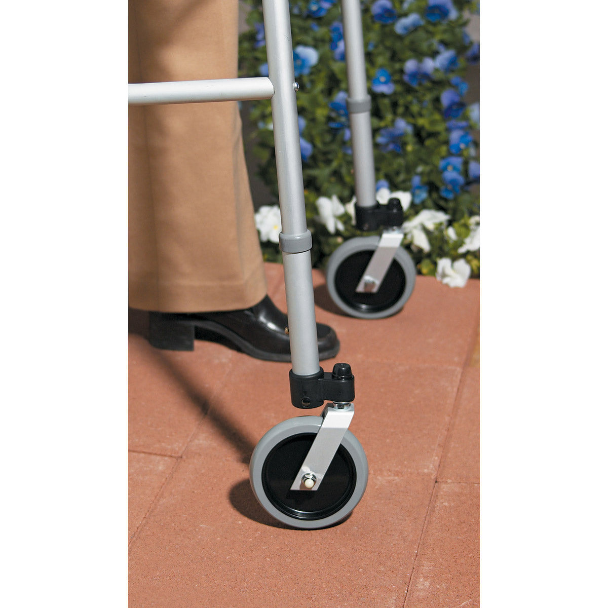 Caster 5 inch Swivel Walker Wheels Set