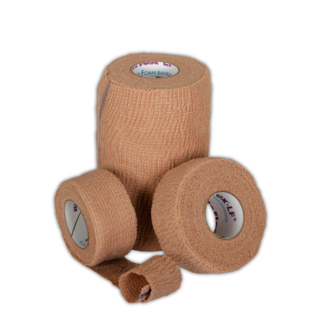 Bandage Coflex Med 1X5Yd Tan Latex Ns
