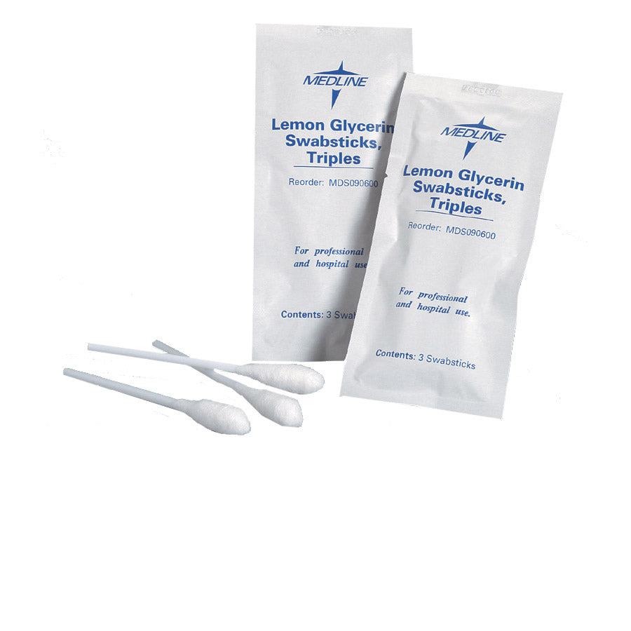 Swabstick Lemon-Glycerin 3-Pk