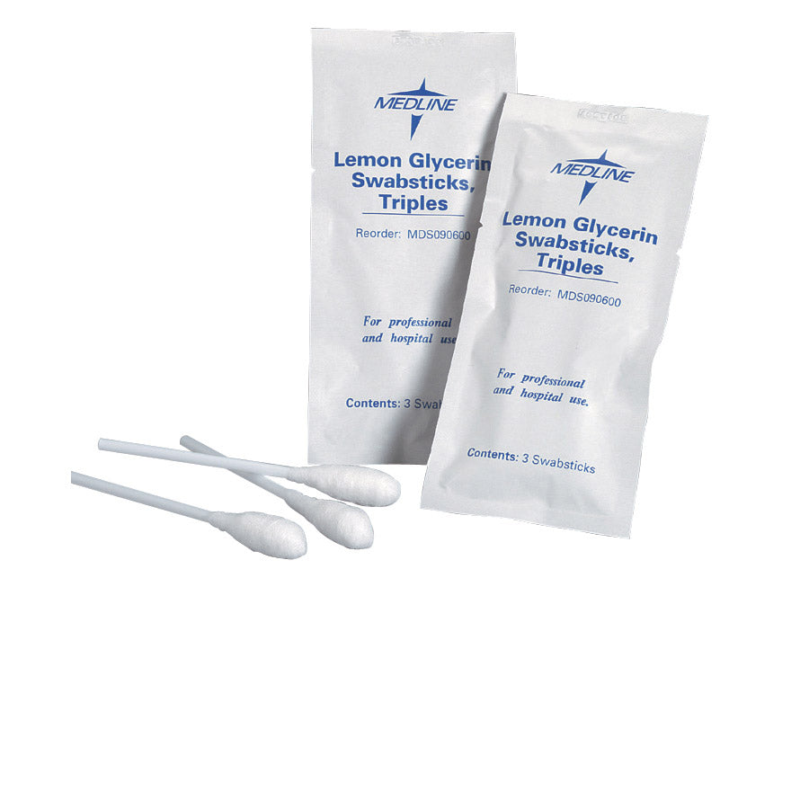 Swabstick Lemon-Glycerin 3-Pk 25 Pk-Box