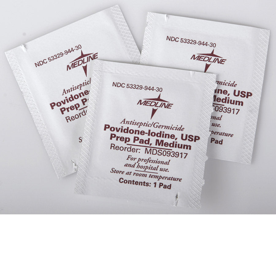 Pad Prep Povidone Iodine Med Bulk