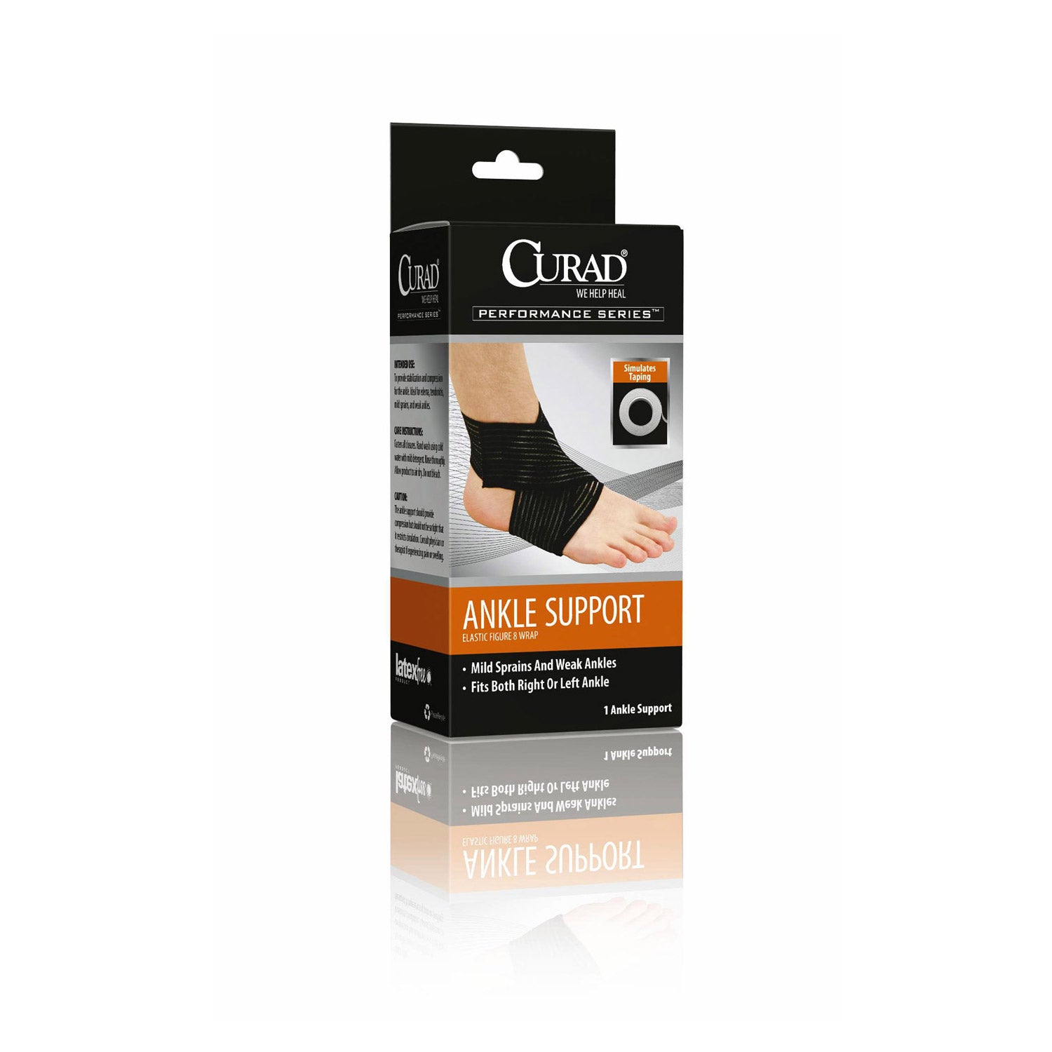 Wrap Ankle Figure Eight Elastic Med