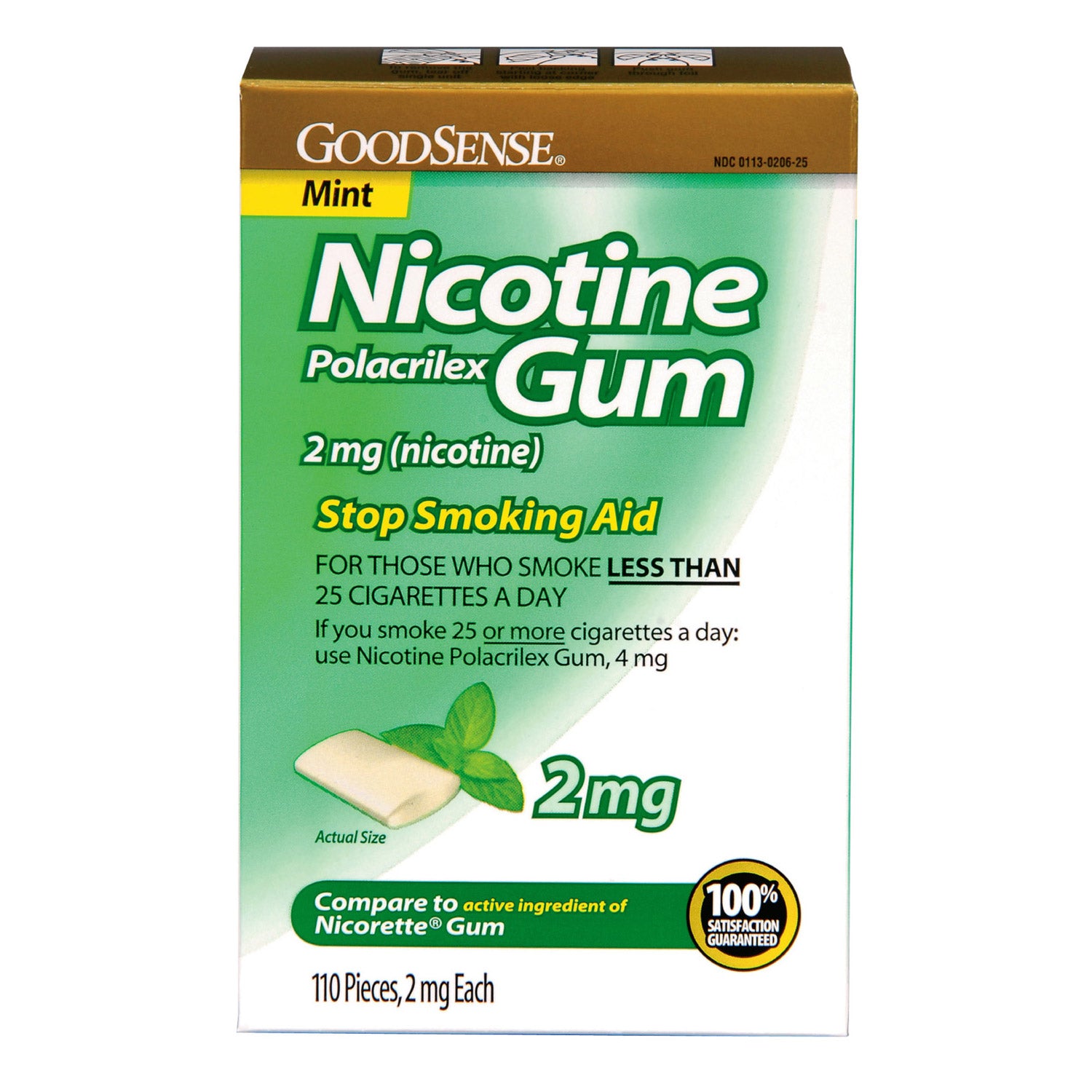 Nicotine Gum 2Mg Mint 110-Box