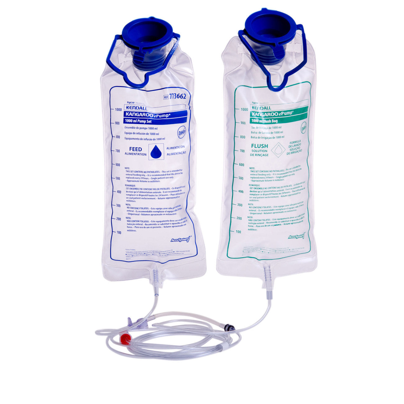Set Feeding E Pump Flush Bag 1000Ml