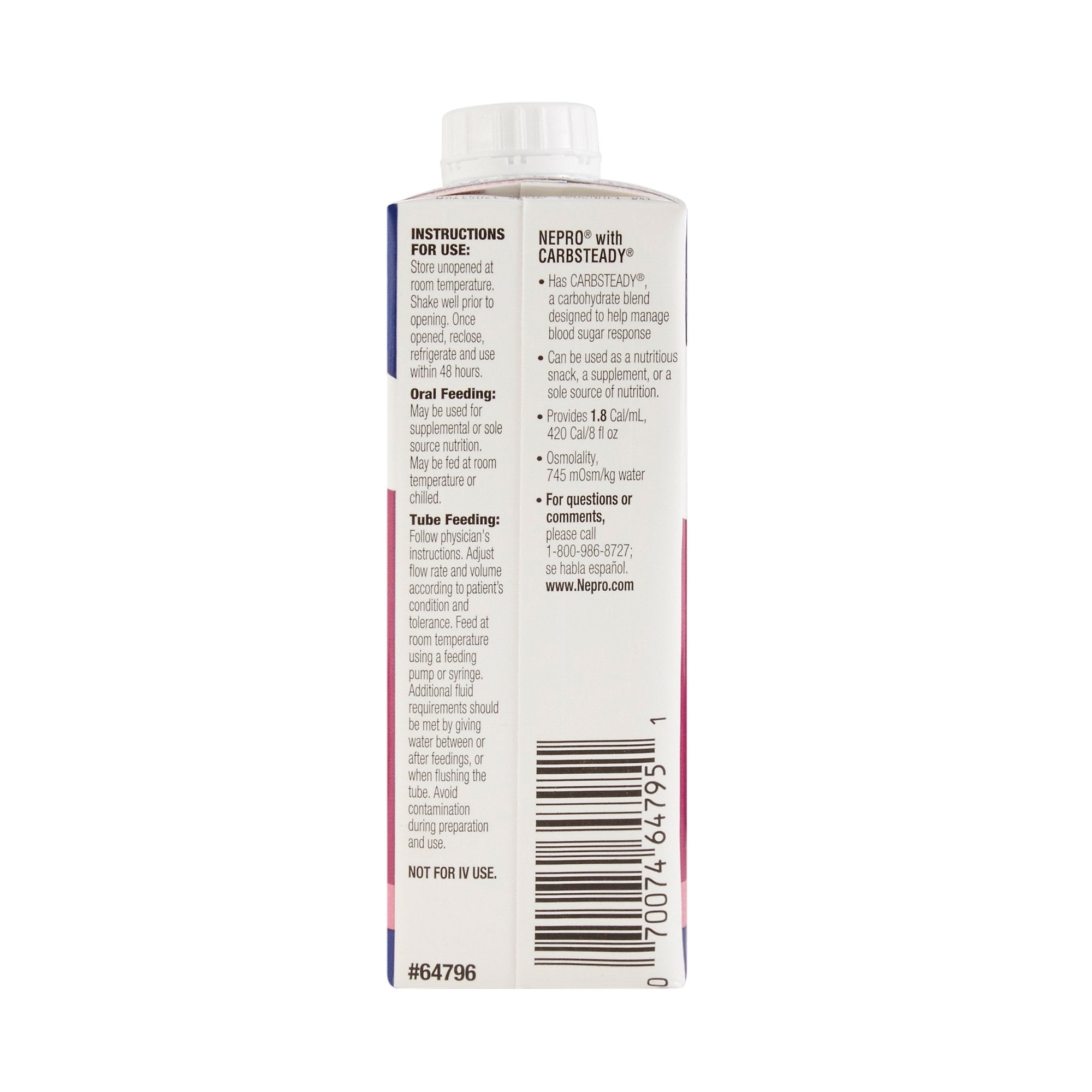 Nepro W-Carb Steady 8Oz Carton Mixed Berry