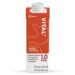 Vital® 1.0 Cal Vanilla Flavor Liquid 8 oz. Reclosable Carton