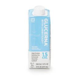Glucerna 1.5 Cal Vanilla Flavor Liquid 8 oz. Reclosable Carton