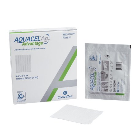 Silver Hydrofiber Dressing Aquacel® Silver Advantage by ConvaTec Silver Hydrofiber Dressing Aquacel® Silver Advantage by ConvaTec