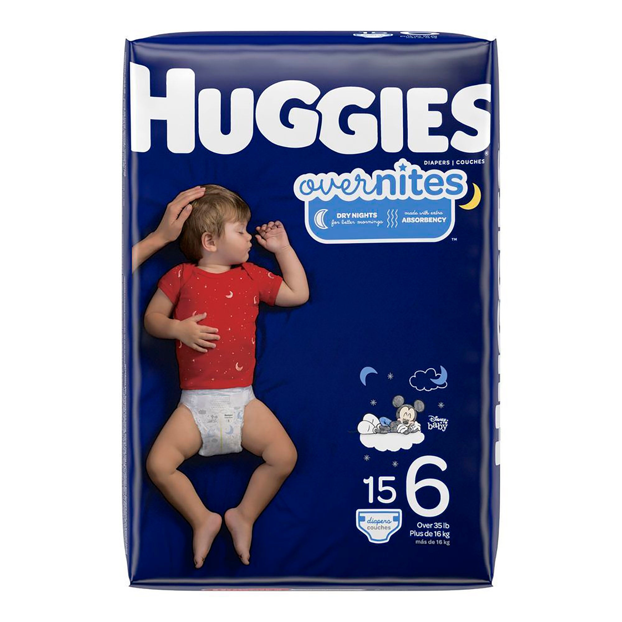 Huggies® Overnite Diaper Size 6 Over 35 lb