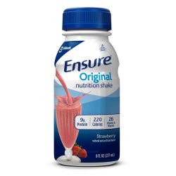 Ensure Original Shake Strawberry Flavor Liquid 8 oz. Bottle