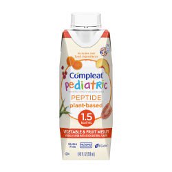 Compleat Pediatric Peptide 1.5 Vegetable / Fruit 8.45 oz. Carton