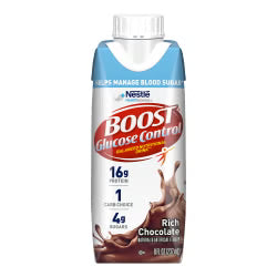 Boost Glucose Control Rich Chocolate Flavor Liquid 8 oz. Carton