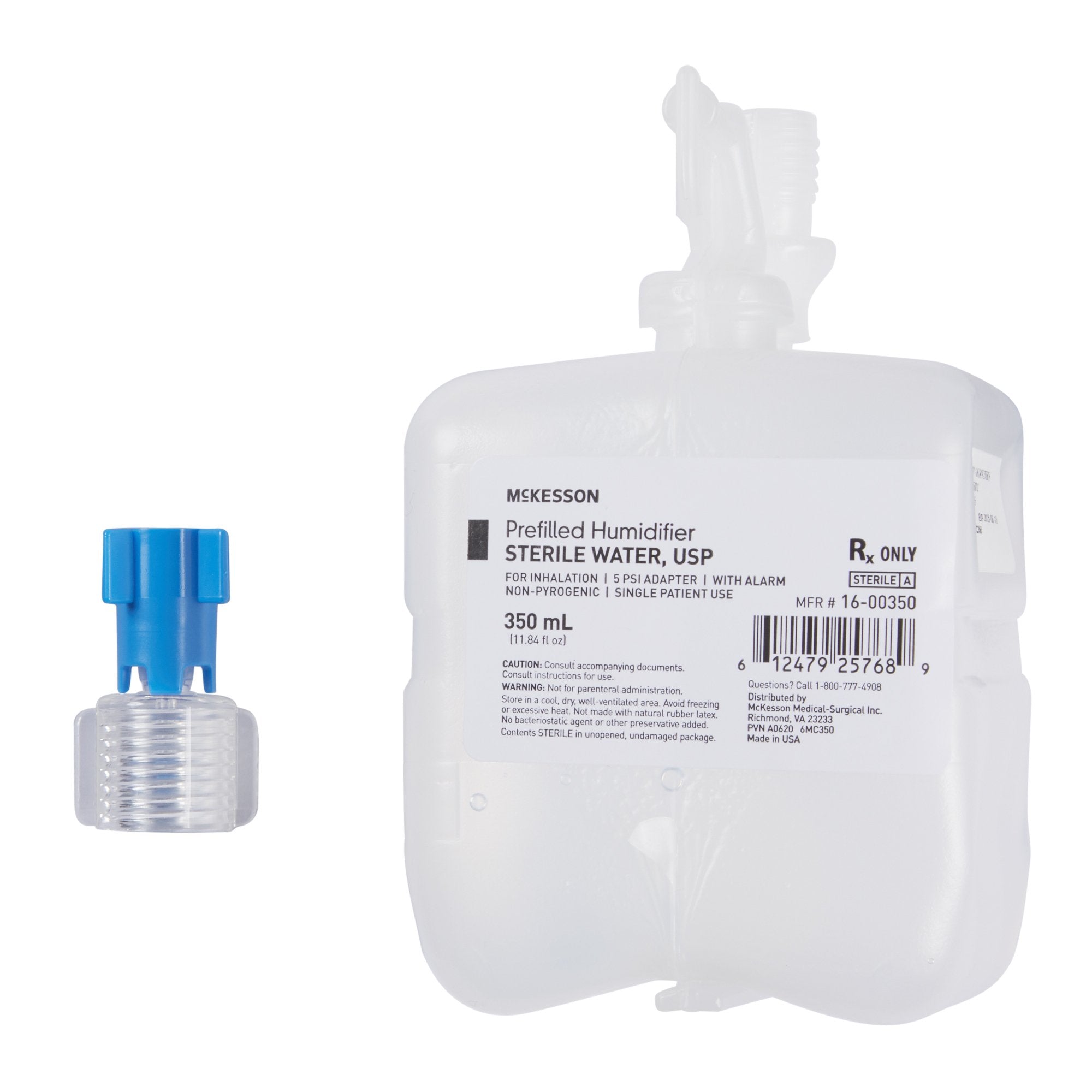 Humidifier Prefilled 350Ml H2O Sterile
