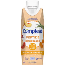 Compleat Peptide 1.0 Vegetable / Fruit Medley 250 mL Reclosable Carton