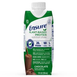 Ensure Plant Based Protein Nutrition Shake Chocolate Flavor Liquid 11 oz. Carton