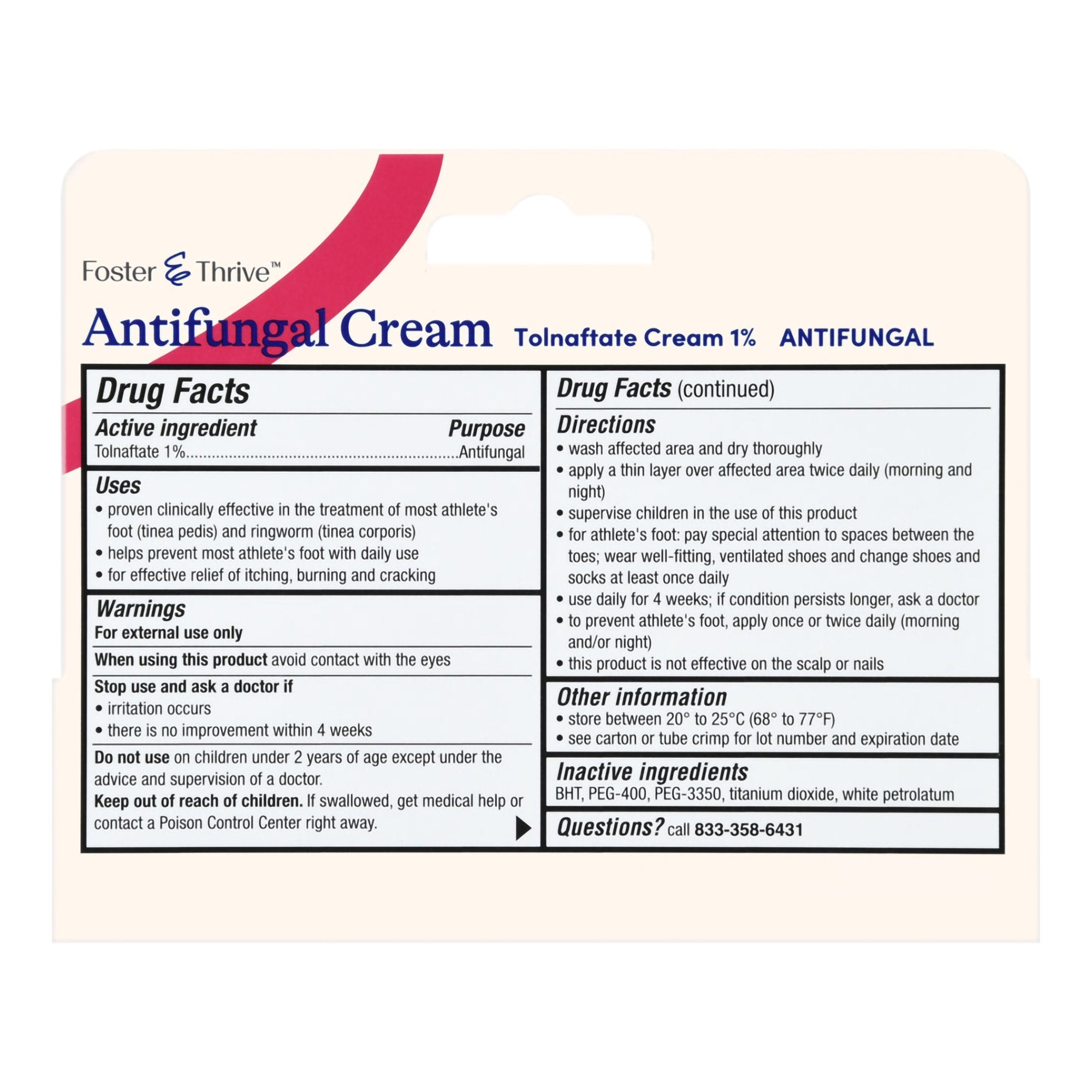 Tolnaftate Antifungal Cream