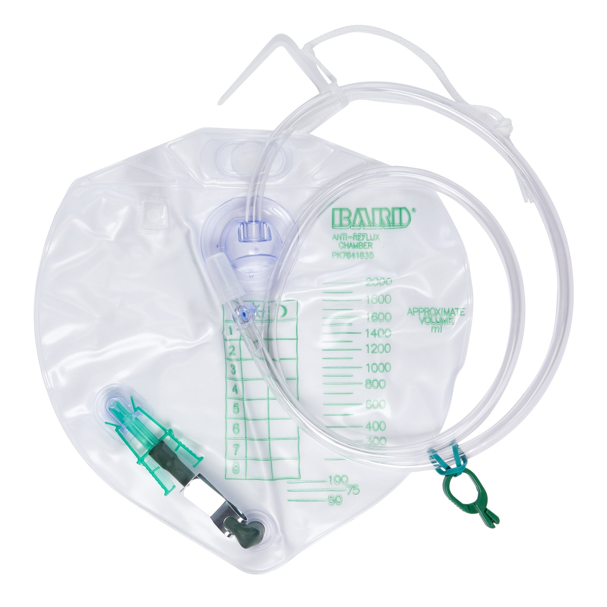 Bard I.C. Infection Control Urine Bedside Drainage Bag with Anti-Reflux Chamber