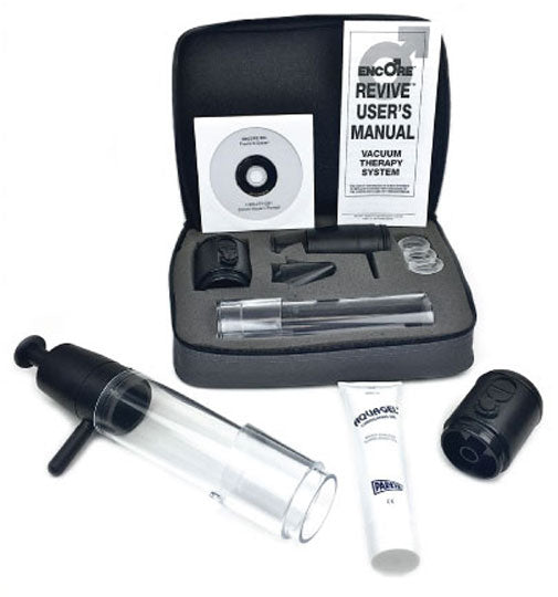 Encore Deluxe Battery and Manual Vacuum Therapy System with two pumps and carrying case