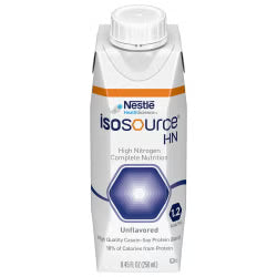 Isosource HN Unflavored Liquid 250 mL Carton