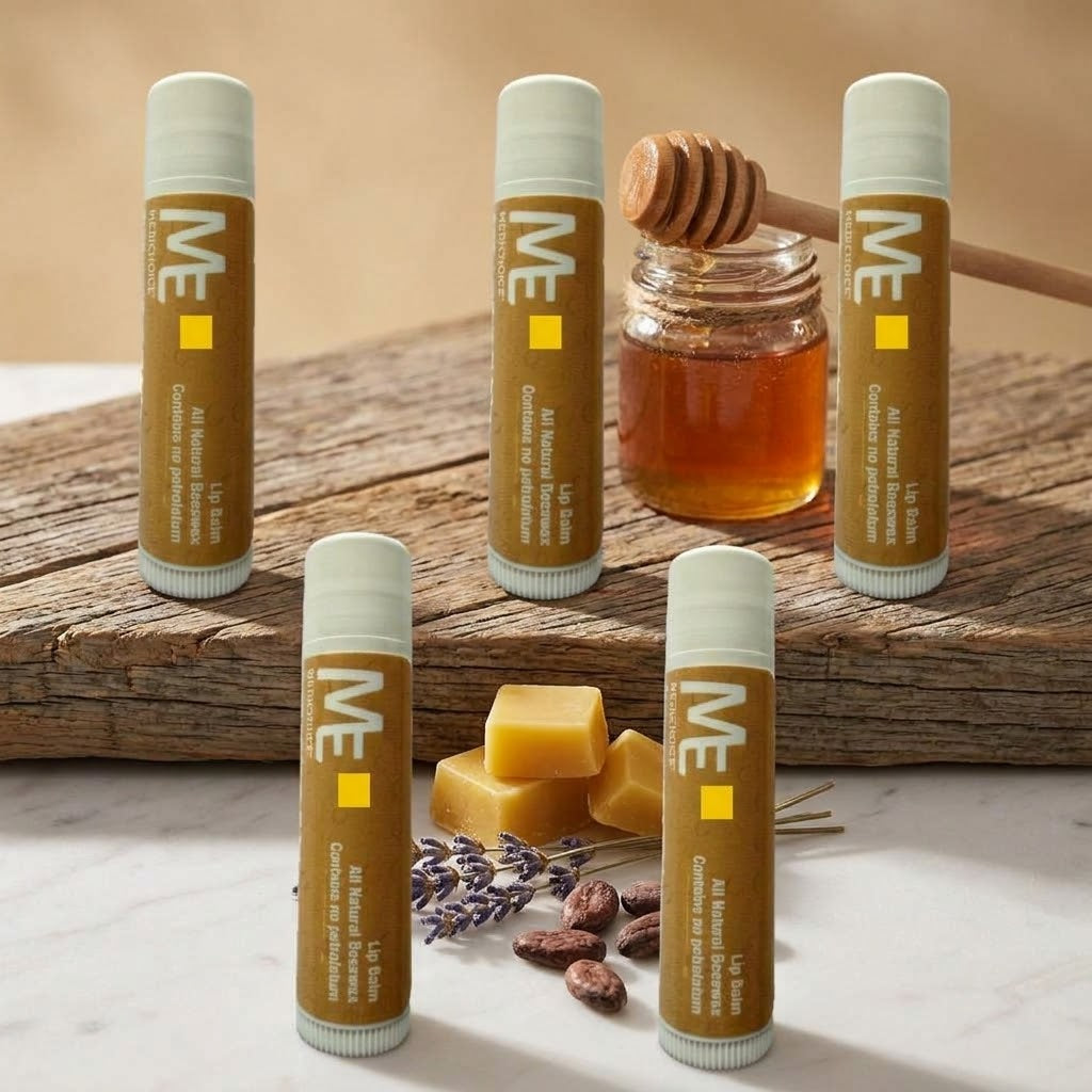 ME MediChoice®  Lip Balm All Natural Petrolatum-Free