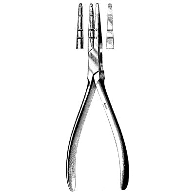 Wire Bending Pliers G53 Concave And Round Nose - 45-788