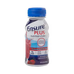 Ensure Plus Nutrition Shake Strawberry Flavor Liquid 8 oz. Bottle