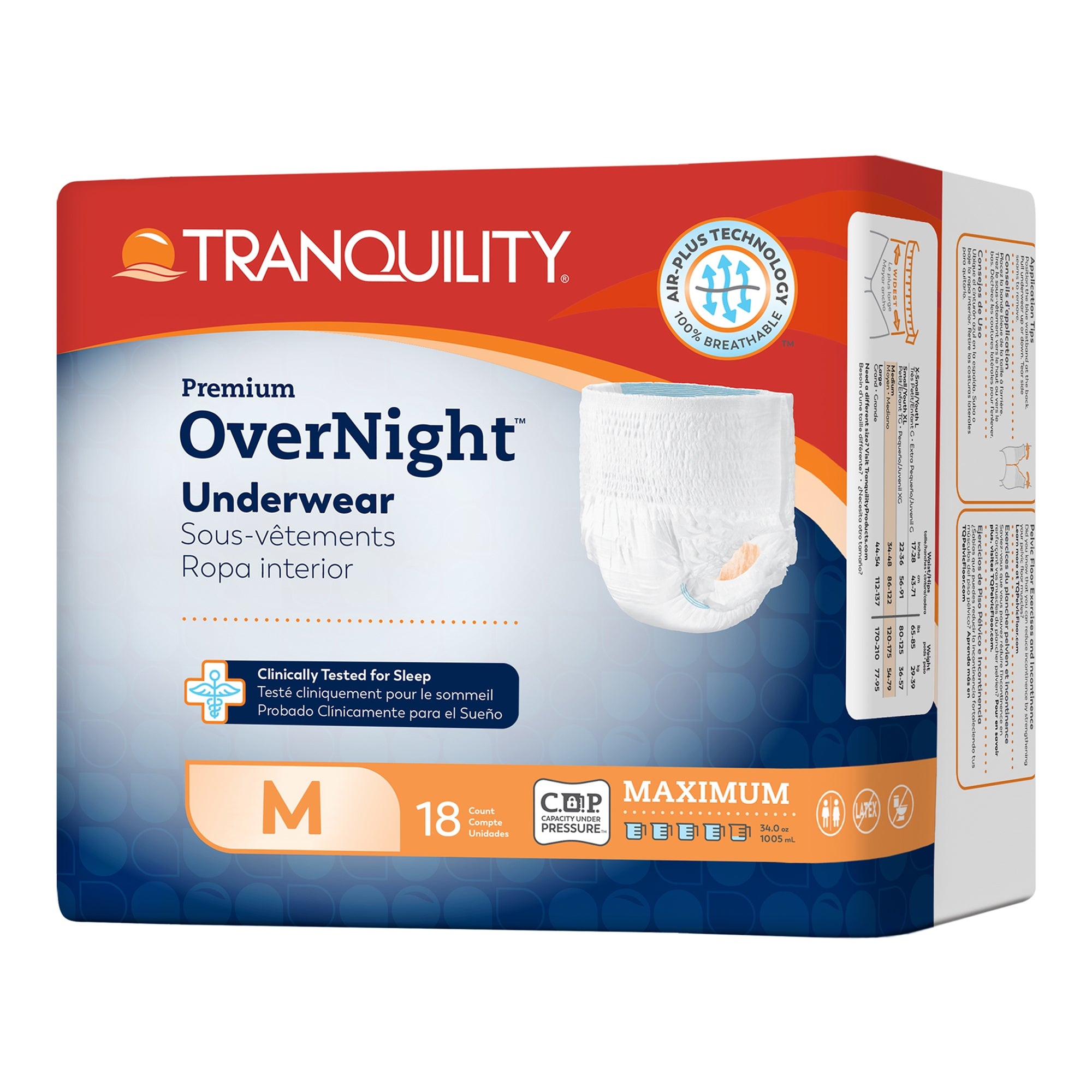 Tranquility® Premium OverNight™ Disposable Absorbent Underwear