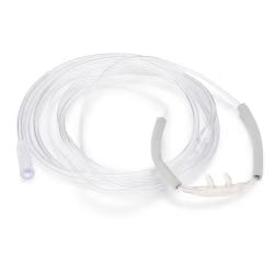Nasal Cannula with Ear Cushion Salter-Style® TLCannula™ Adult Curved Prongs with Low Flow Rate