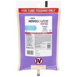 Novasource Renal Unflavored Liquid 1000 mL Ready to Hang Prefilled Container