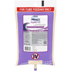Impact Peptide 1.5 Unflavored Liquid 1000 mL Ready to Hang Prefilled Container