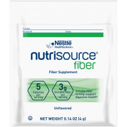 Nutrisource Fiber Unflavored Powder 4 Gram Individual Packet