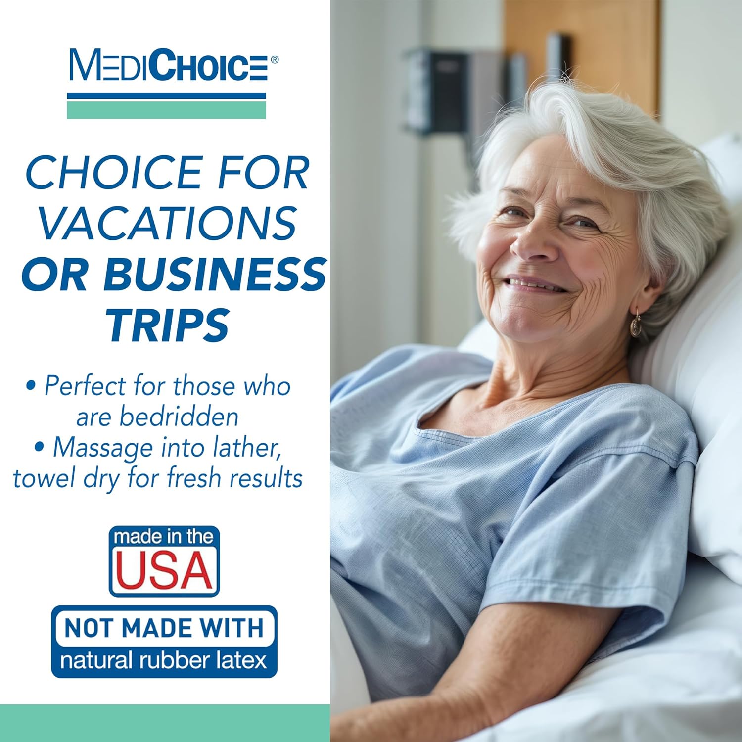 MediChoice® No-Rinse Body Bath Wash & Shampoo