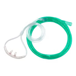 Nasal Cannula Salter-Style® Adult Curved Pronged Tubing High Flow Rate