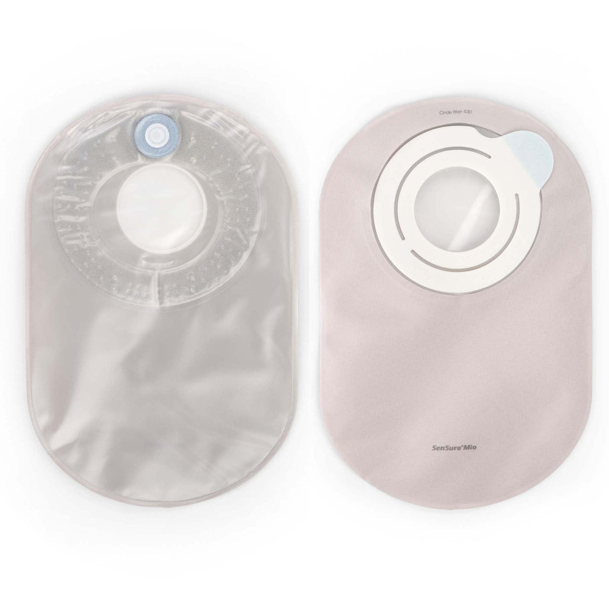Coloplast SenSura Mio Flex two-piece closed ostomy pouch