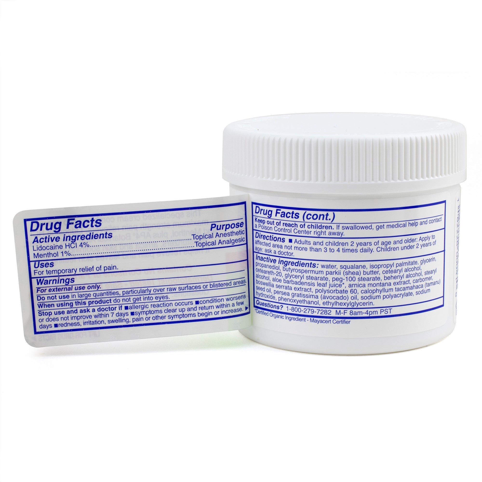 TriDERMA® Pain Relief Cream™ with Lidocaine