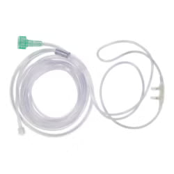 Nasal Cannula AirLife® U-Connect-It® Adult Curved Prongs 14 Foot Tubing Low Flow Rate