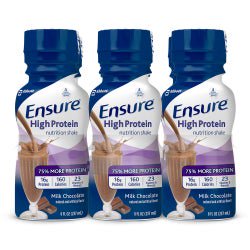 Ensure High Protein Shake Milk Chocolate Flavor Liquid 8 oz. Bottle