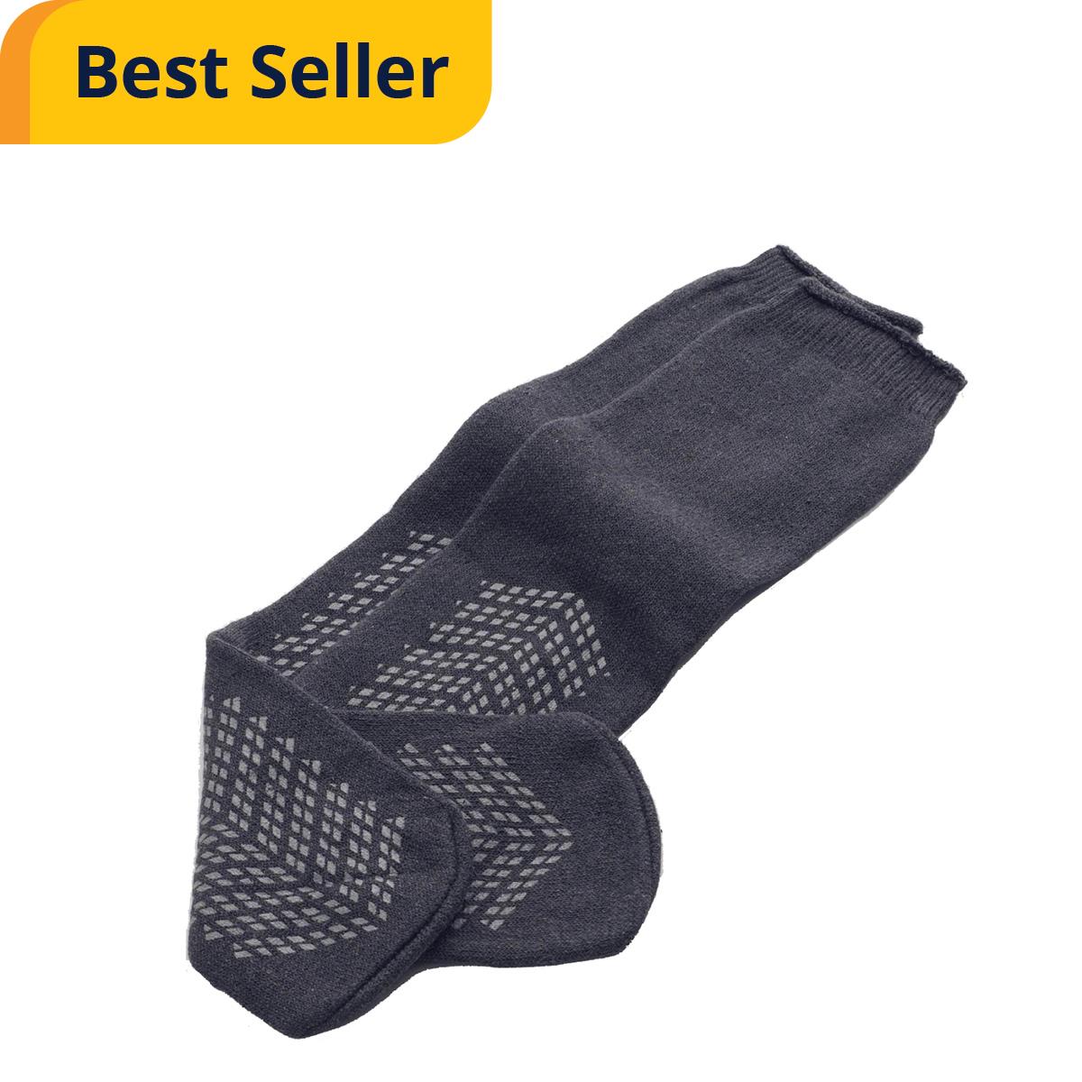 MediChoice equivalent Bariatric Double Tread Slipper Socks - 4 PAIRS