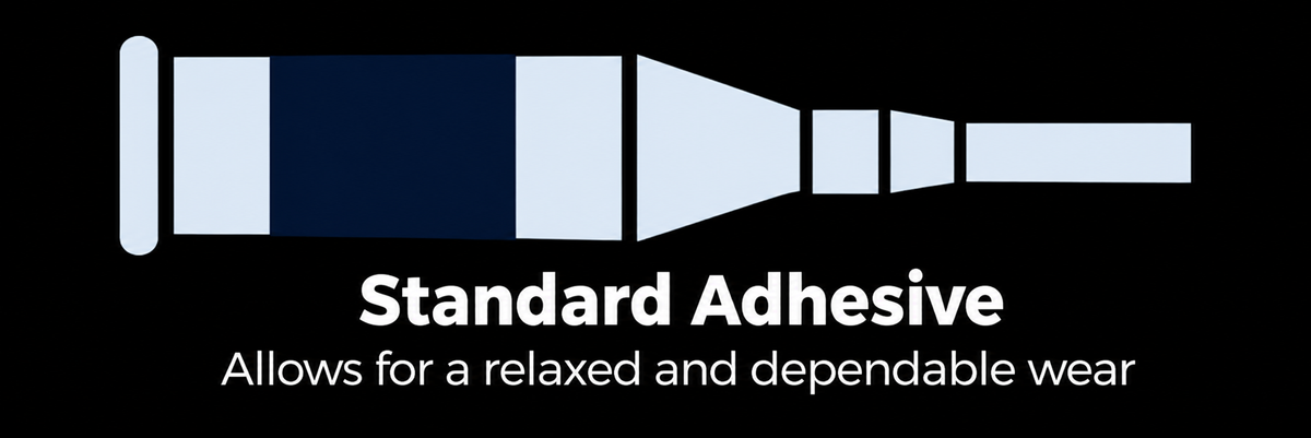 Male External Catheter TruCath® Self-Adhesive Silicone STANDARD ADHESIVE