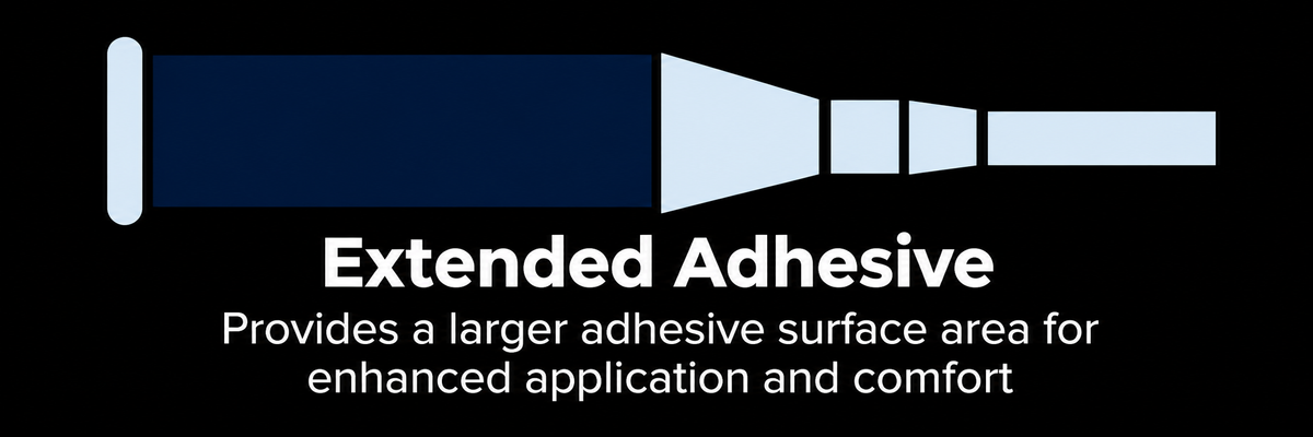 Male External Catheter TruCath® Self-Adhesive Silicone STANDARD ADHESIVE