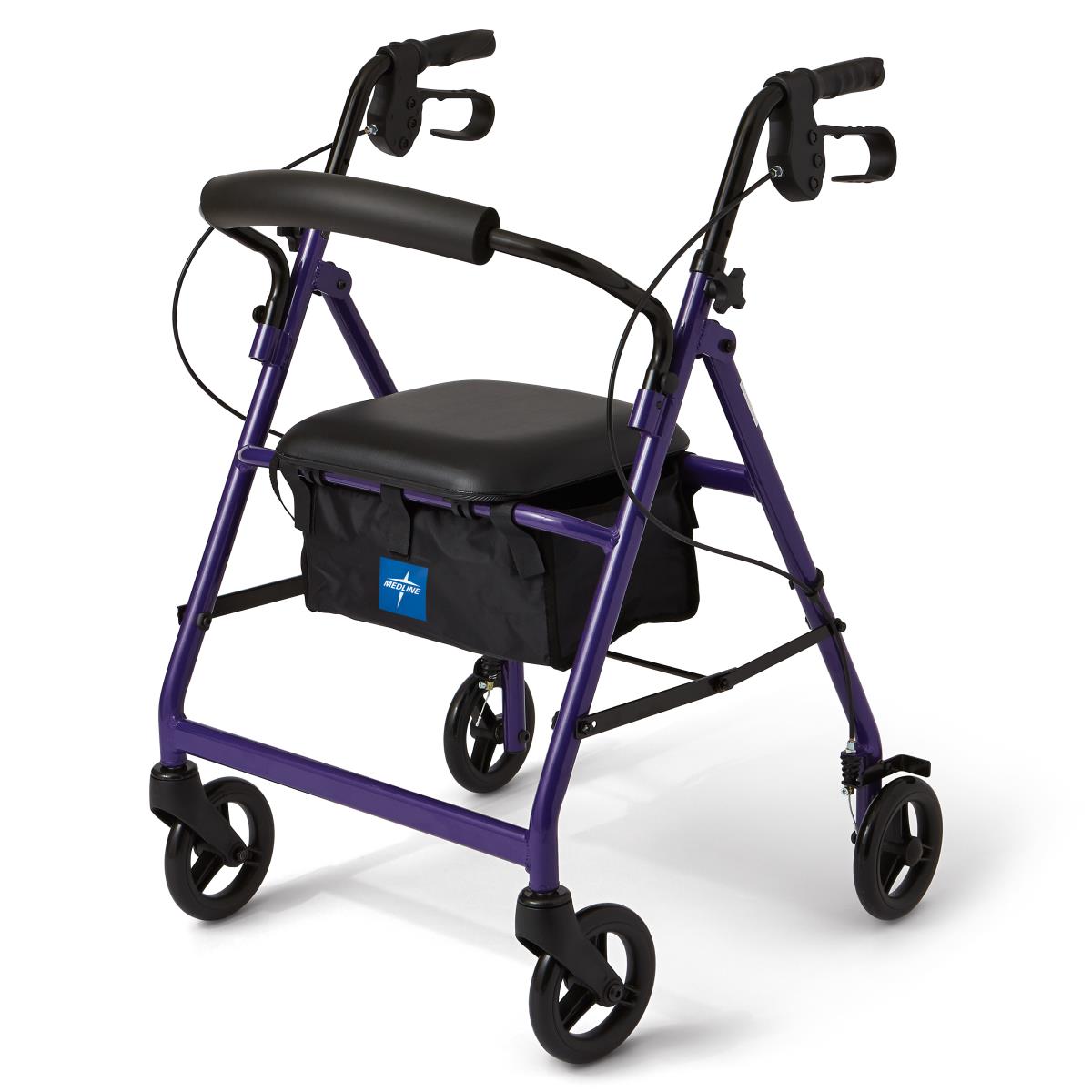 Medline Basic Rollators, Blue (MDS86850EB) - Medical Supply Group