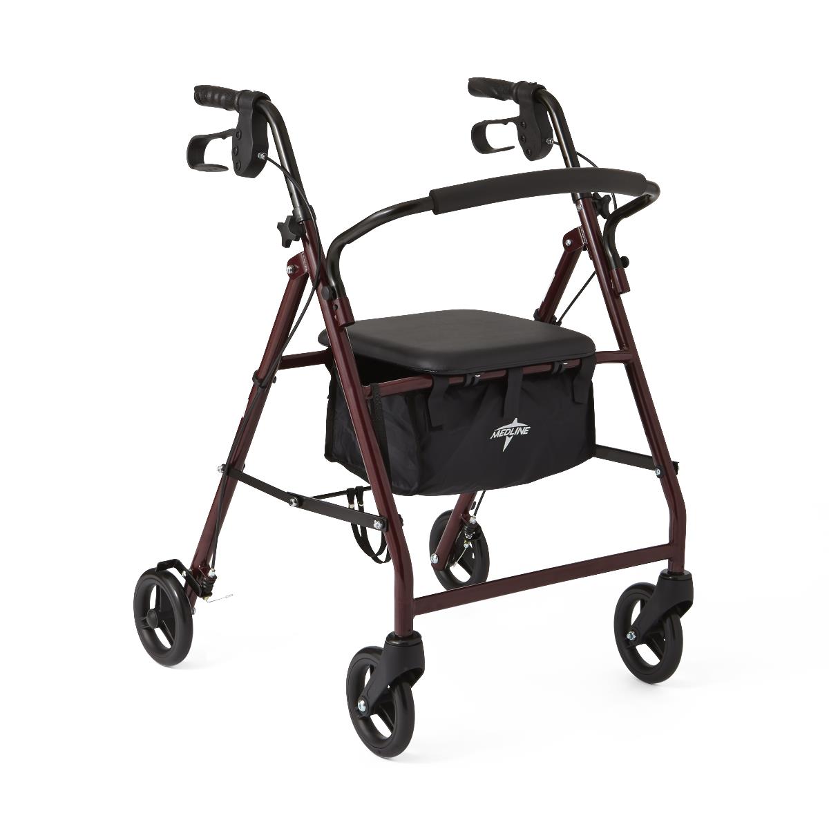 Medline Basic Rollators, Blue (MDS86850EB) - Medical Supply Group