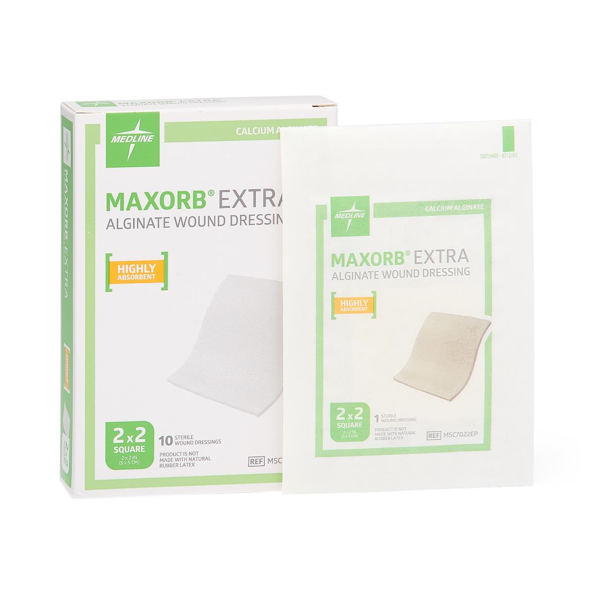 Dressing Alginate Cal Maxorb-Extra 2 x2 inch (MSC7022EPH) 1/EACH