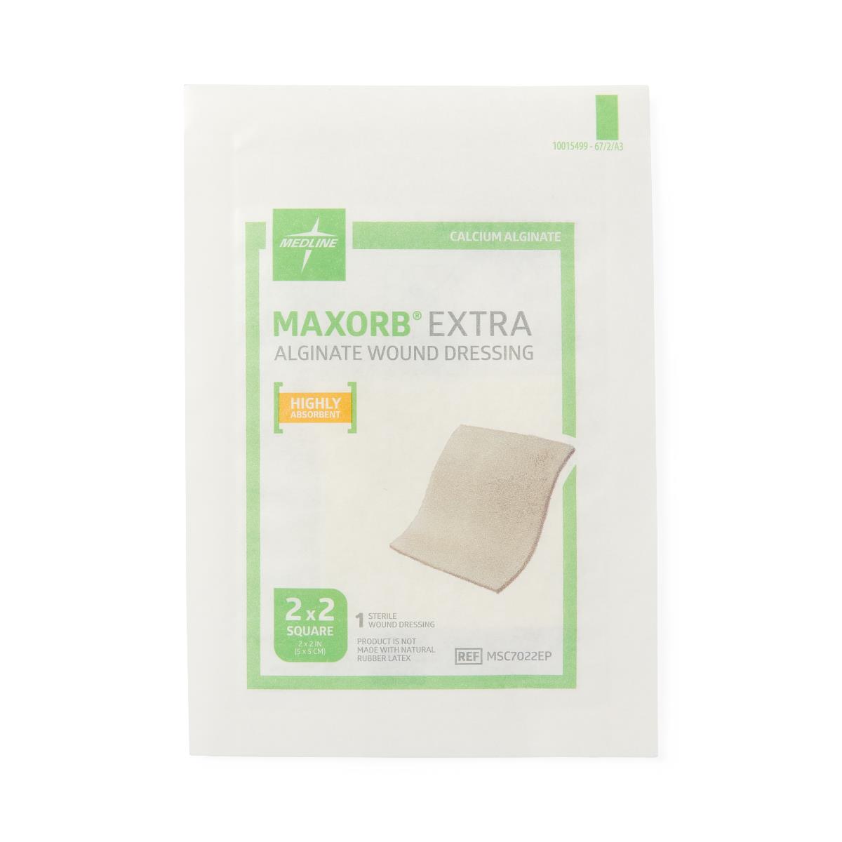 Dressing Alginate Cal Maxorb-Extra 2 x2 inch (MSC7022EPH) 1/EACH