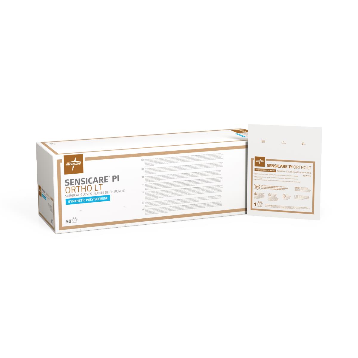 SensiCare PI Ortho LT Surgical Gloves 50/BX