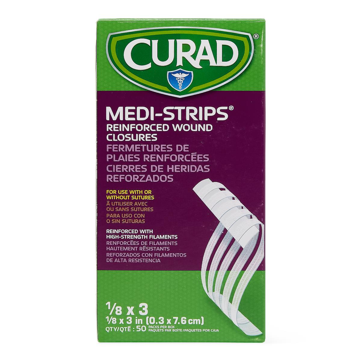 Strip Closure Wound Medi-Strip 1/8X3 INCH