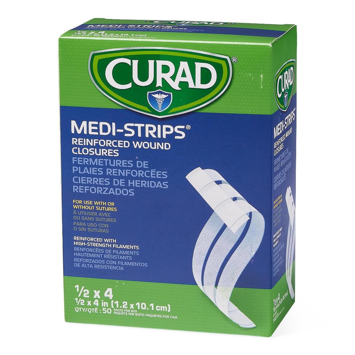 Strip Closure Wound Medi-Strip 1/2X4 INCH