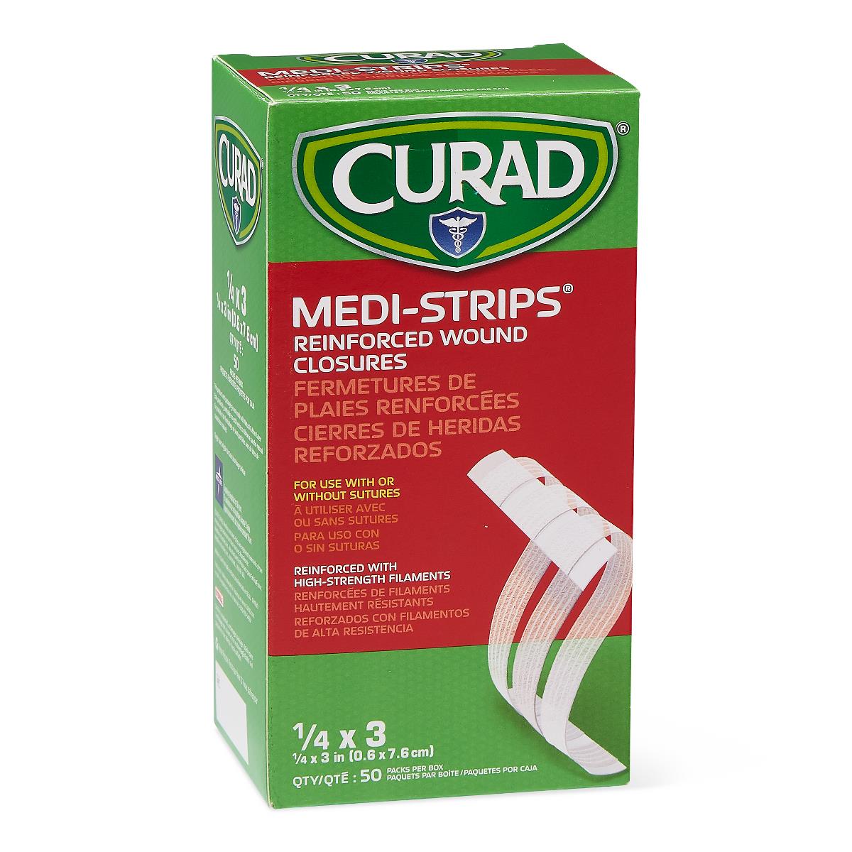 Strip Closure Wound Medi-Strip 1/4X3 INCH