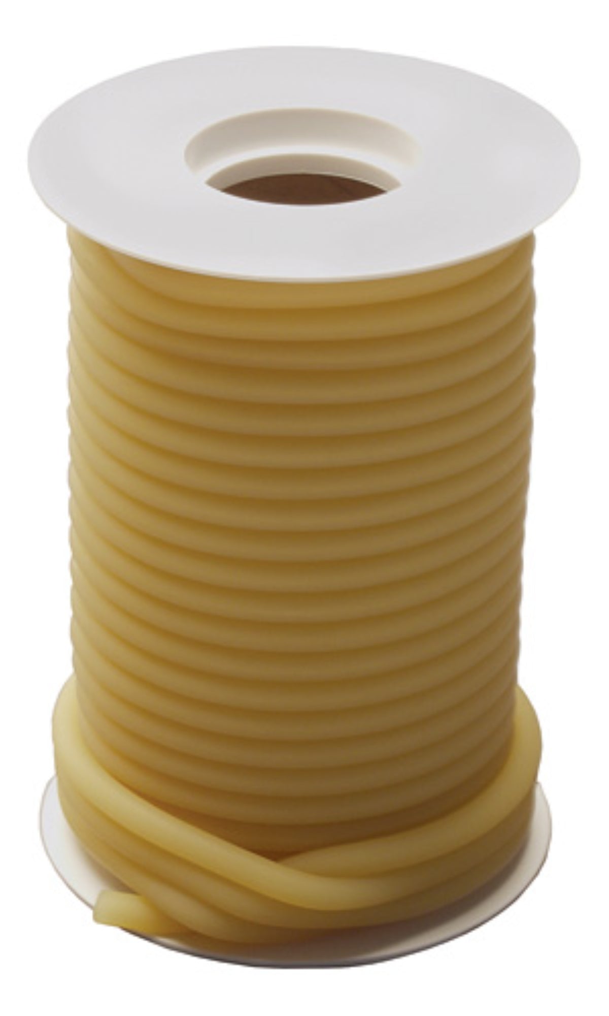 Smooth Amber Rubber Latex Tubing 50 Foot Roll